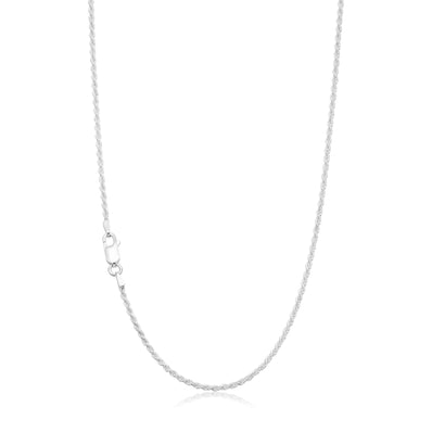 Sterling Silver 50cm Rope Chain
