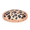 Emozioni Rose Gold Plated Leopard 33mm Coin