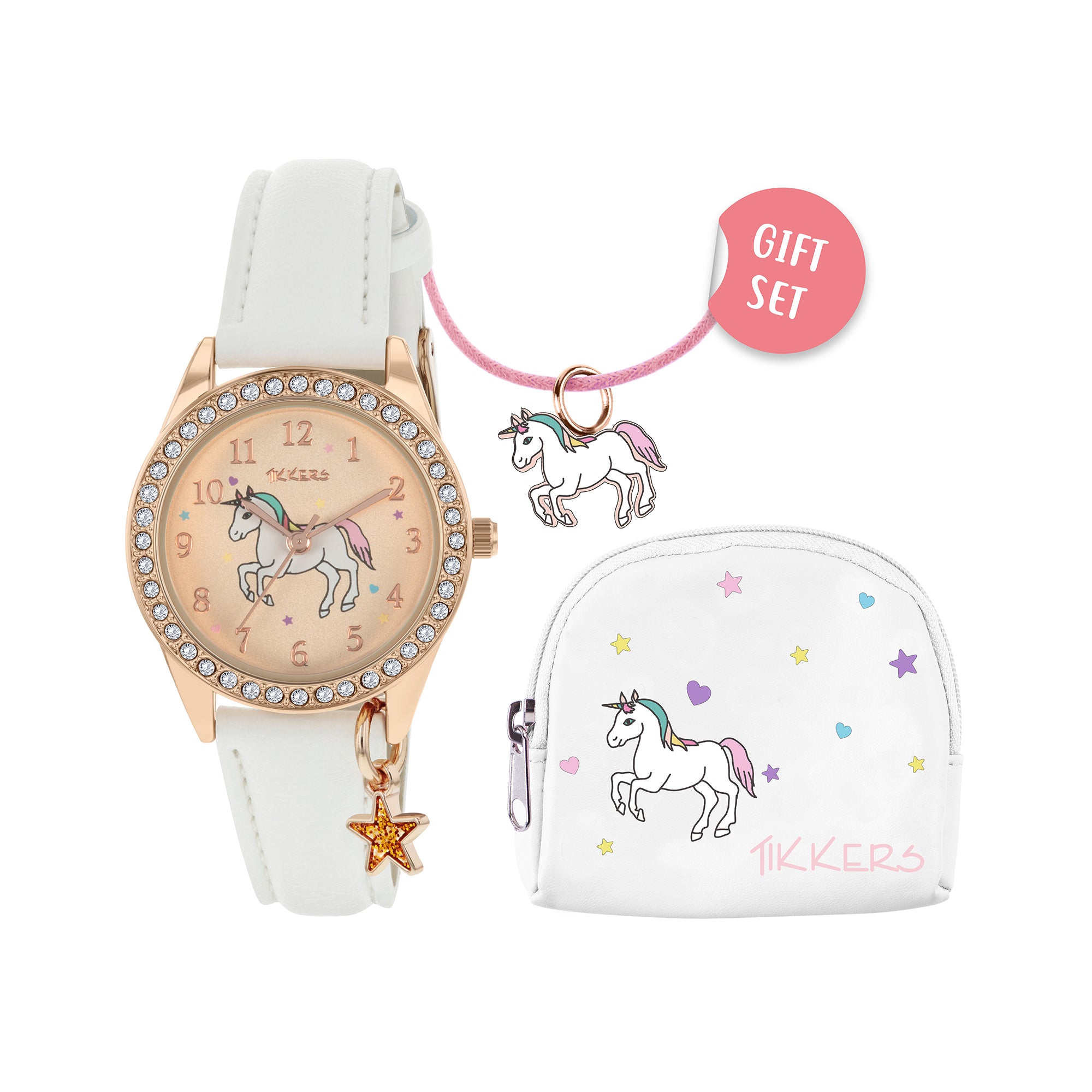 Tikkers Unicorn Watch Gift Set ATK1063 - Main Image