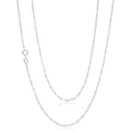 Sterling Silver 50cm Figaro Chain Necklace