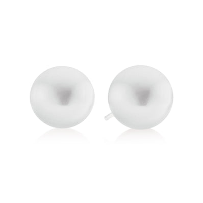 Sterling Silver 9-9.5mm Freshwater Pearl Stud Earrings