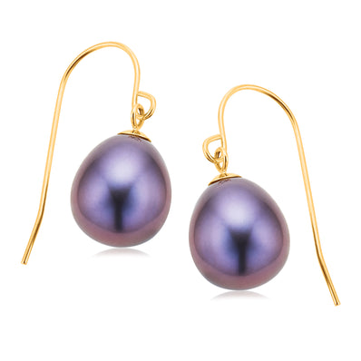 8.5-9mm Freshwater Pearl Drop Earrings