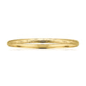 9ct Yellow Gold 63x4mm Solid Bangle