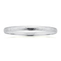 Sterling Silver 65x6mm Engraved Half Round Bangle