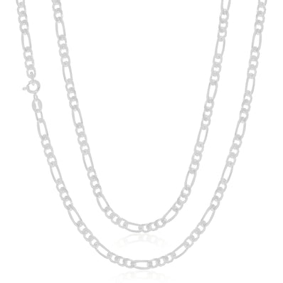 Sterling Silver 50cm Figaro Chain