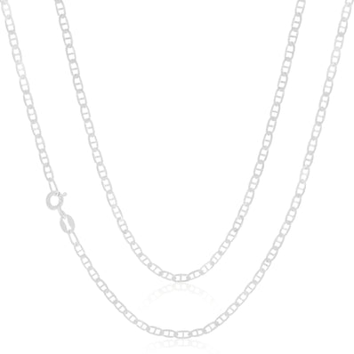 Sterling Silver 60cm Flat Anchor Chain