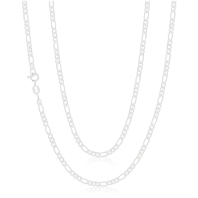 Sterling Silver 50cm Figaro Chain