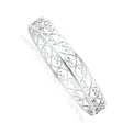 Sterling Silver 65mm Heart Cut out Bangle