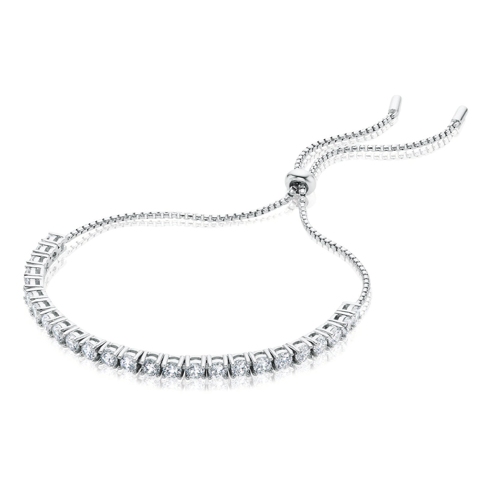 Cubic Zirconia Small Tennis Bracelet Wedding Rings For Women