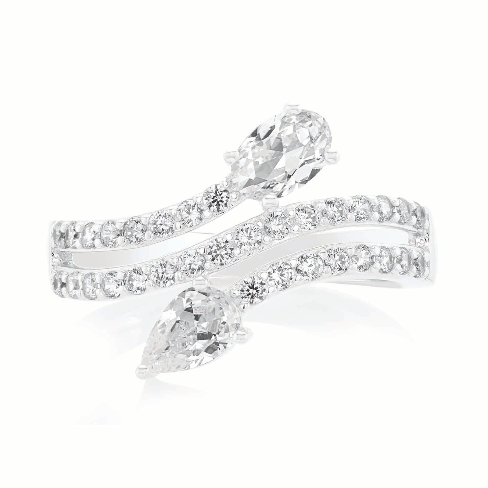Sterling Silver Cubic Zirconia Ring