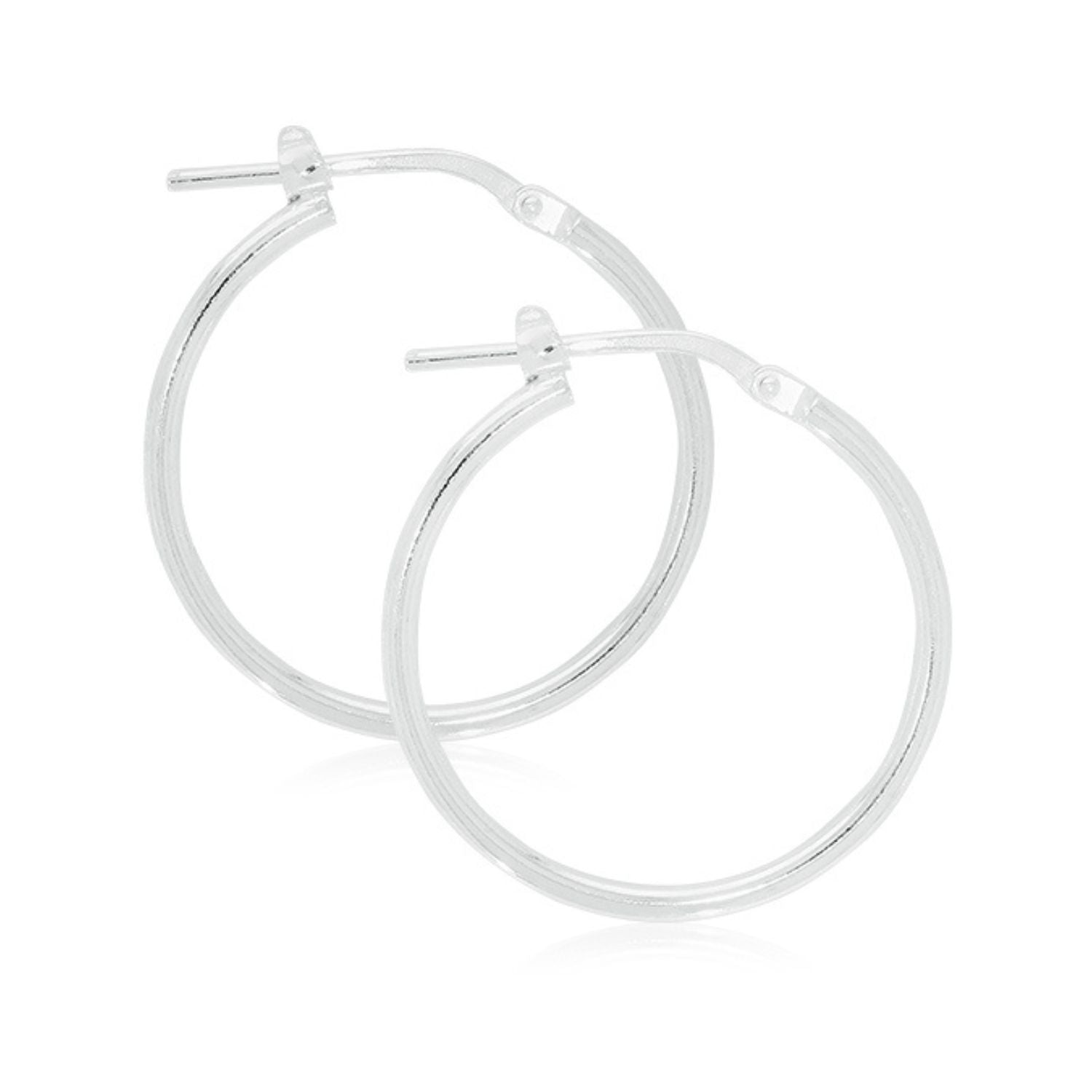 Sterling Silver 50x3mm Round Hoop Earrings – Zamels