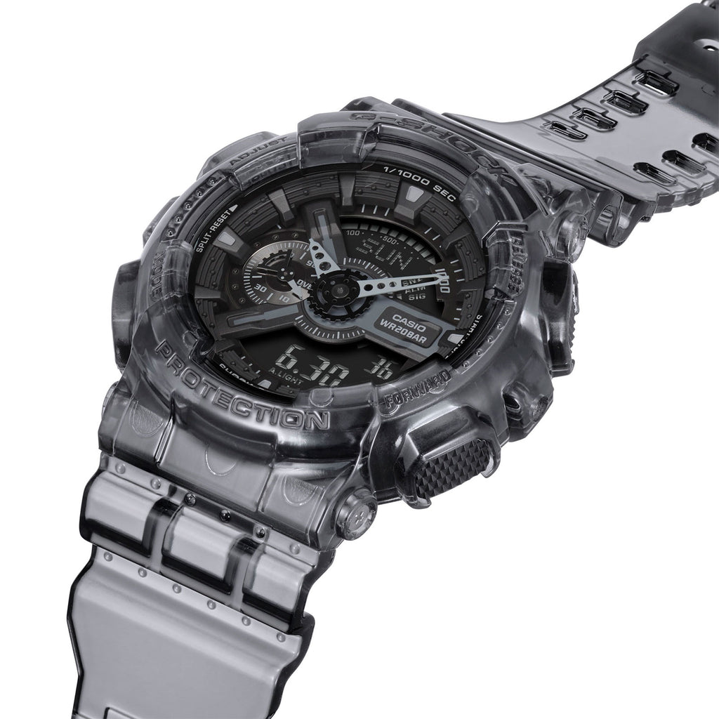 Casio G-Shock Transparent Resin Watch GA110SKE-8A