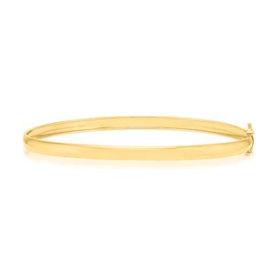 9ct Yellow Gold Silver Filled Bangle