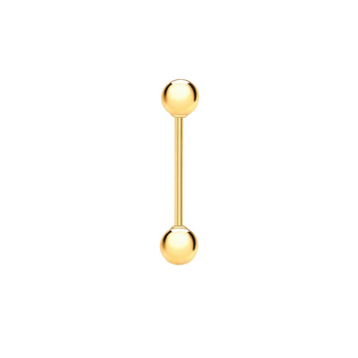 9ct Yellow Gold Ball and Ball Belly Stud