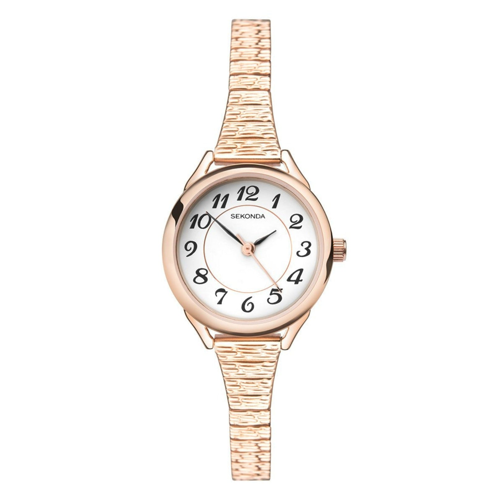 Sekonda Women s Classic Rose Gold Plated Expander Watch Zamels