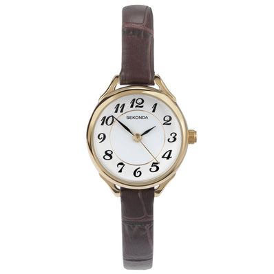Sekonda Women's Classic Leather Strap Watch SK4701