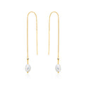 Ania Haie Sterling Silver & Gold Plated Freshwater Pearl Threader Earrings