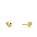 Ania Haie Sterling Silver & Gold Plated Knot Stud Earrings