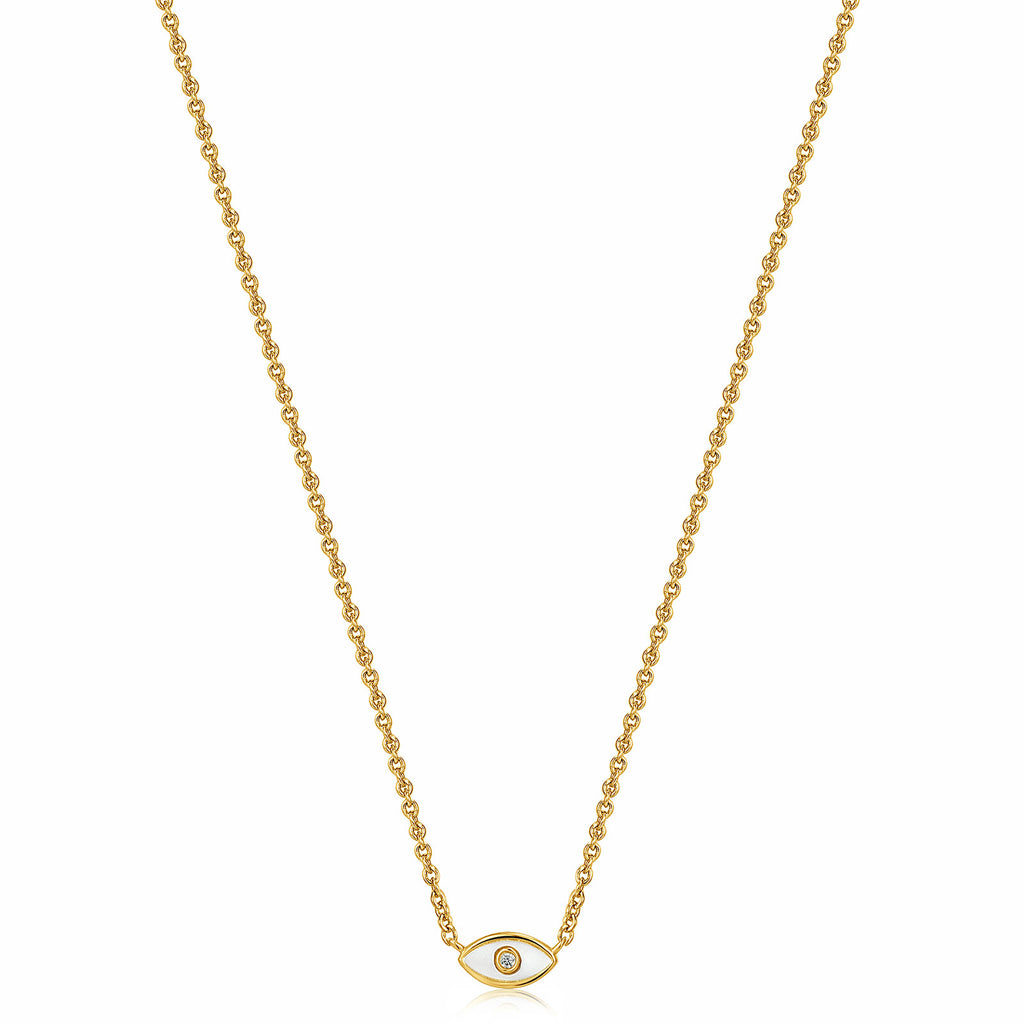 Ania Haie Sterling Silver & Gold Plated Evil Eye Necklace