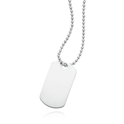 Stainless Steel Dog Tag Bead Chain