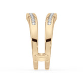 18ct Yellow Gold Round Brilliant Cut with 0.33 Carat tw of Diamonds Ring