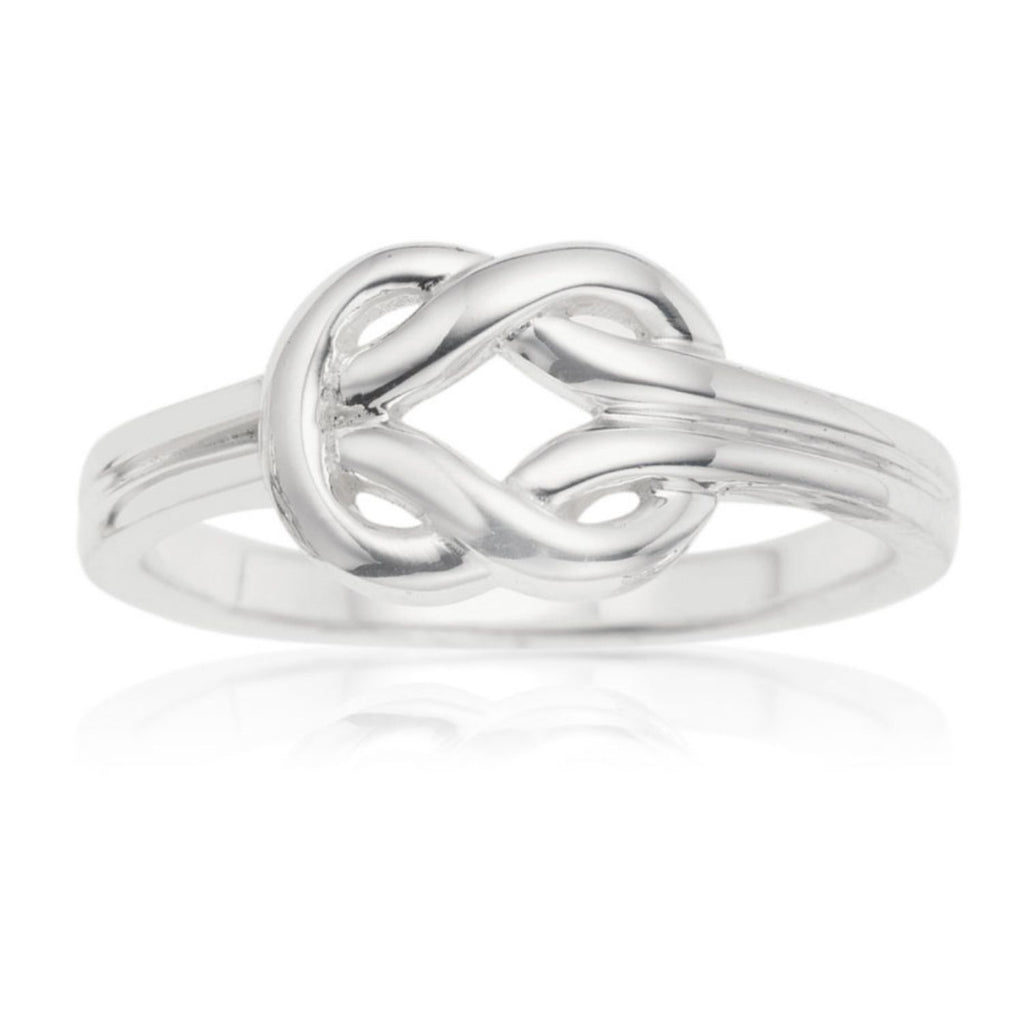 Sterling Silver Double Knot Ring
