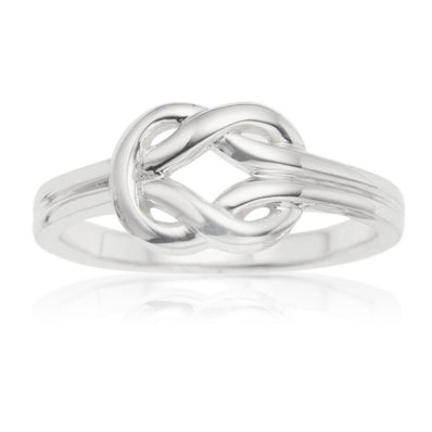 Sterling Silver Double Knot Ring