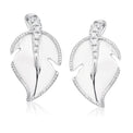 Sterling Silver 0.04 Carat tw Diamond Set Earrings