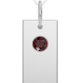 Personalised Birthstone Initial Pendant