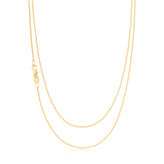 9ct Yellow Gold 55cm Round Belcher Chain