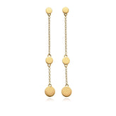 9ct Yellow Gold Chain Drops Earrings