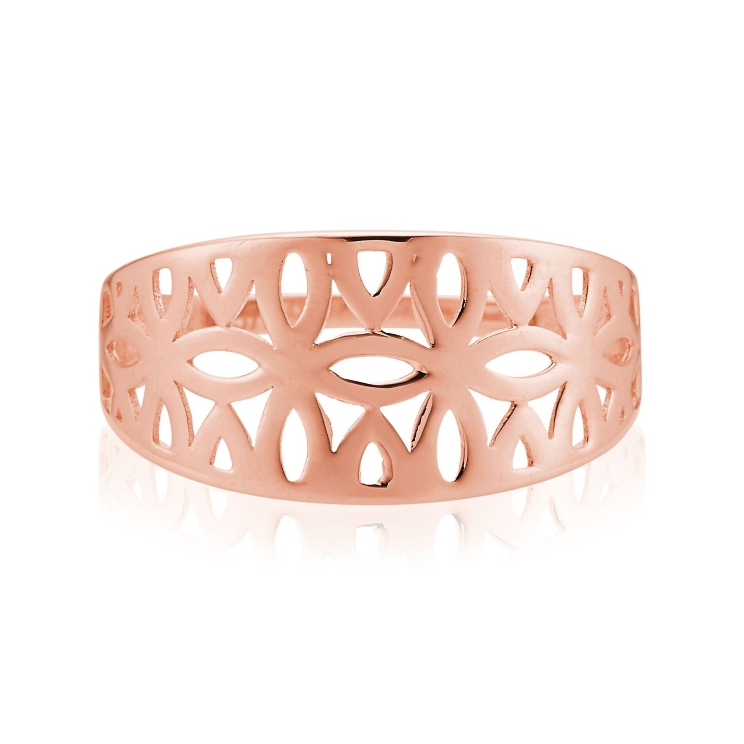 9ct Rose Gold Ring Zamels