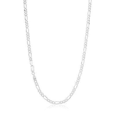 Sterling Silver 55cm 1:3 Figaro Chain