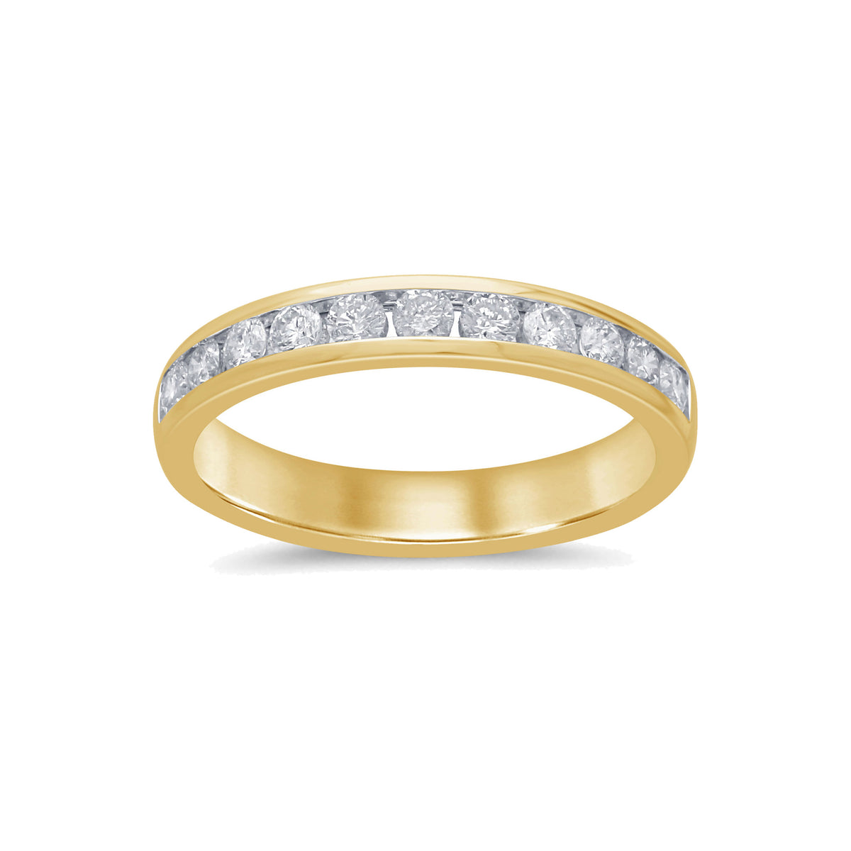 18ct yellow gold Round Cut 0.50 Carat tw Rings