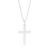 Sterling Silver 23x14mm Cross Pendant