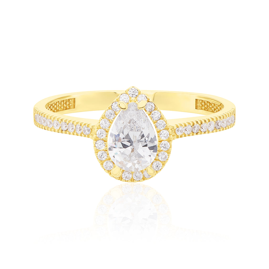 Yellow cubic zirconia ring discount