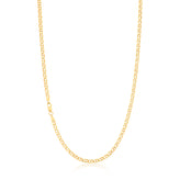 9ct Yellow Plated Silver Filled 50cm Anchor Chain