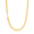 9ct Yellow Gold Silver Filled 55cm Curb 200 Gauge Chain