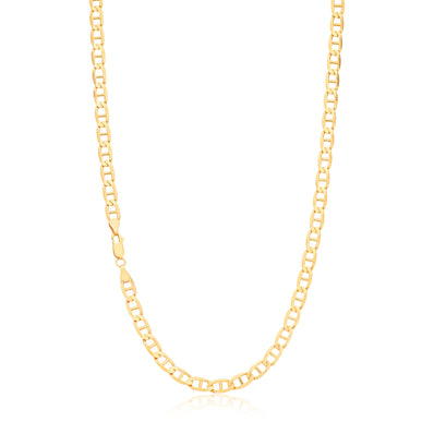 9ct Yellow Gold 55cm 150 Gauge Anchor Chain