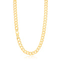 9ct Yellow Gold 60cm 300 Gauge Curb Chain