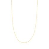 9ct Yellow Gold 40cm Round Belcher 35 Gauge Chain