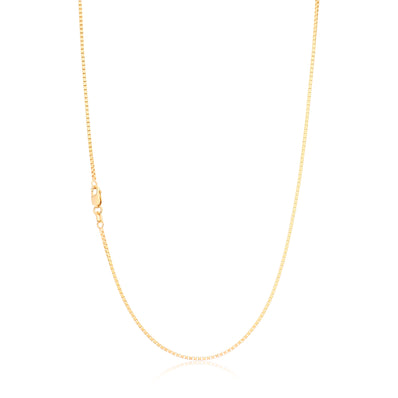 9ct Yellow Gold 50cm 50 Gauge Chain