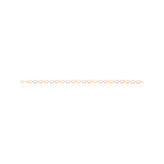 9ct Rose, White and Yellow Gold 19cm Elephant Bracelet