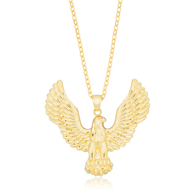 9ct Yellow Gold Eagle Pendant