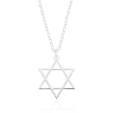Sterling Silver Star of David Pendant