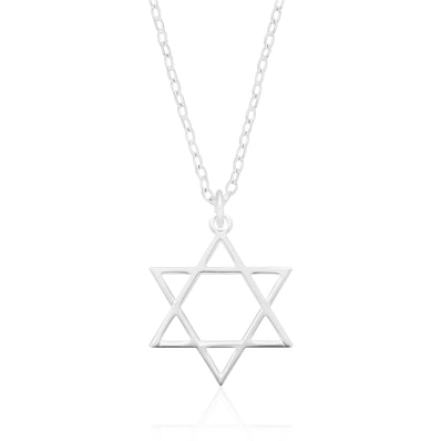 Sterling Silver Star of David Pendant