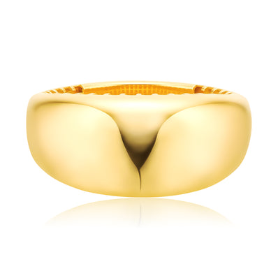 9ct Yellow Gold Dome Ring