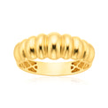 9ct Yellow Gold Croissant Ring
