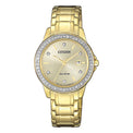 Citizen Women's Gold Stainless Watch FE1172-55P