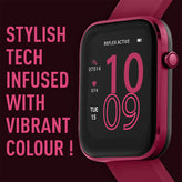 Reflex Active Series 12 Berry Red Multi-Function Smart Watch RA12-2158